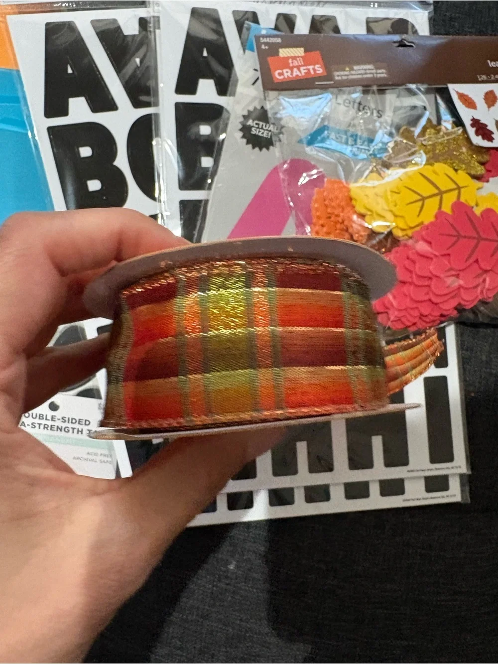 Arts and crafts supplies, students teachers